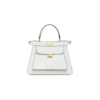 FENDI PEEKABOO I SEE U LEATHER TOP HANDLE BAG 8BN321AMCXF0K7E (23*18*11cm)